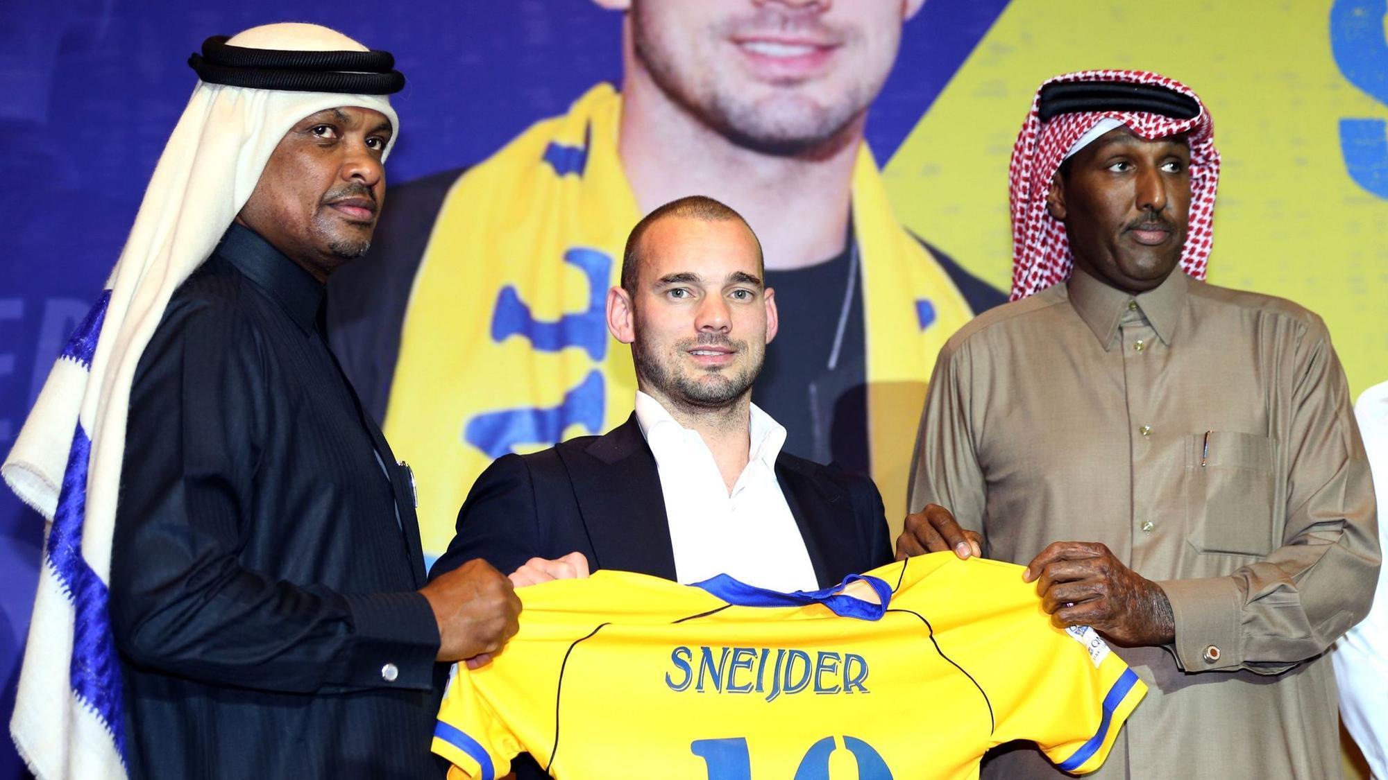 Ct 90mins Happy Sneijder Unveiled By Qatars Al Gharafa 20180108