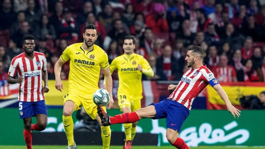 Duel Sengit Villareal Vs Atletico Madrid