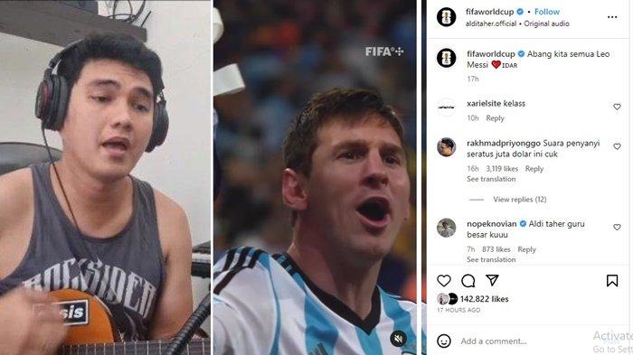 Lagu Aldi Taher Lionel Messi Di Akun Resmi Fifa